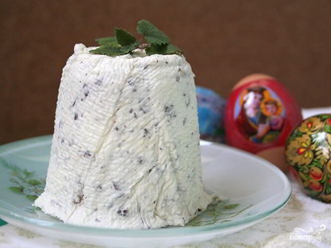 Рецепт сырной пасхи с шоколадом