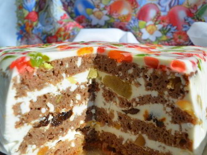 Рецепт торта из кулича после праздника