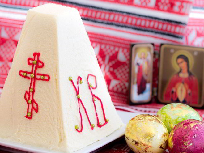 Рецепт царской творожной пасхи с маковой начинкой