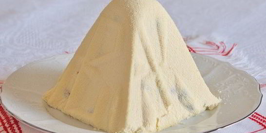 Творожная пасха с кунжутом