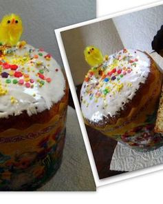 Творожный кулич