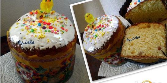 Творожный кулич