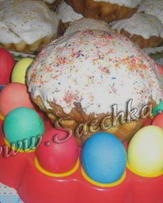 Вкусный кулич пасхальный