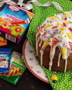 Желтковый кулич с ромом