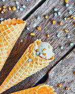 Пломбир из запеченных бананов