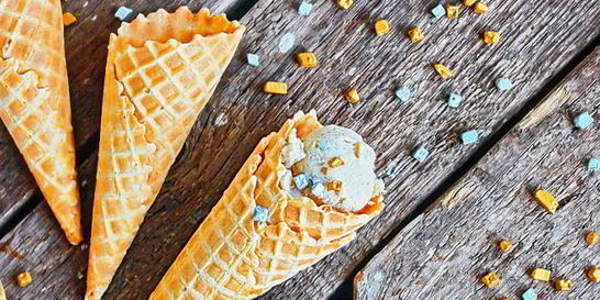 Пломбир из запеченных бананов