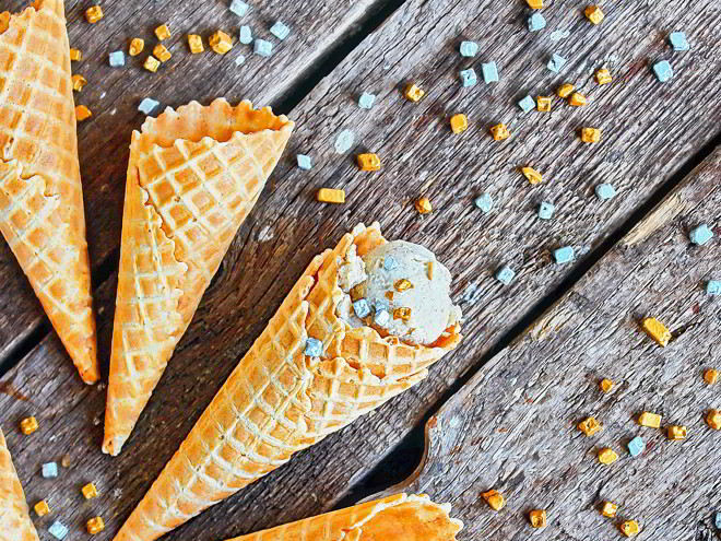 Рецепт пломбира из запеченных бананов