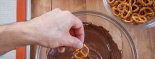 претцель в шоколаде. Шаг 3