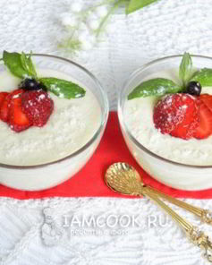 Пудинг из манки