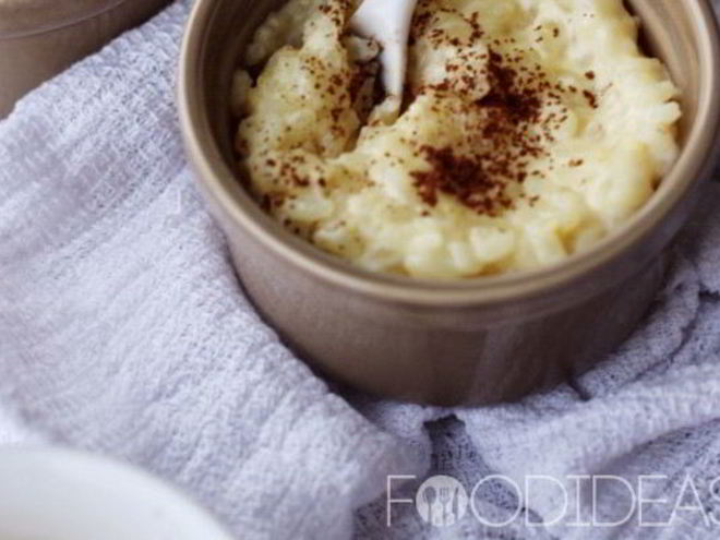 Рецепт рисового воздушного пудинга с орехами и шоколадом для детского меню