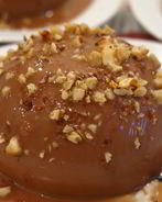 Шоколадная панна-котта с цедрой лимона