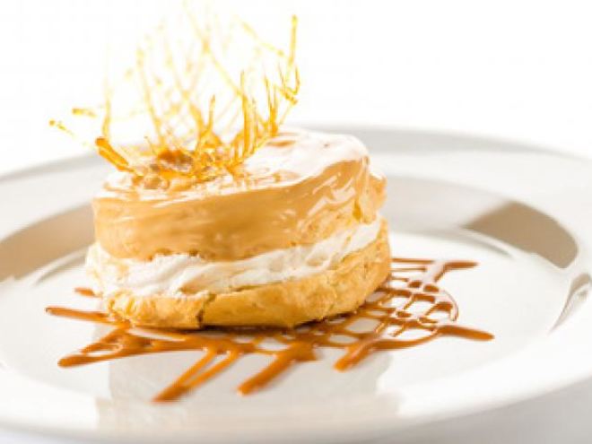 Рецепт сливочного десерта с карамелью