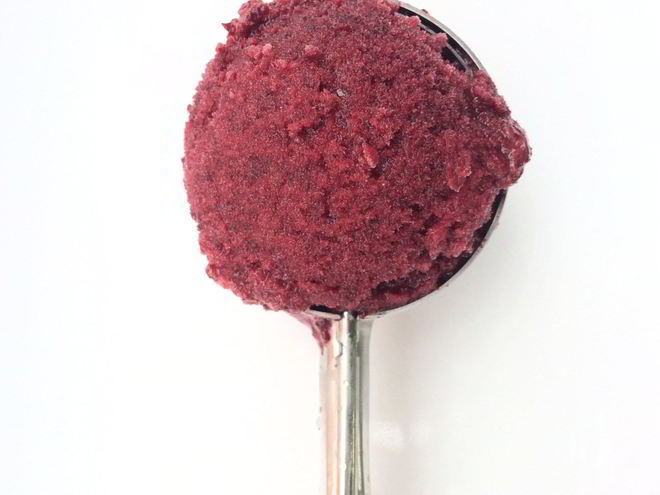 Рецепт сорбета с вишней и молотым черным перцем