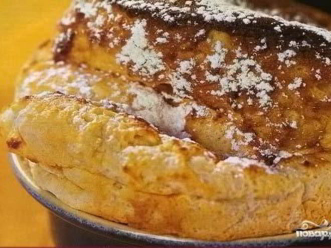 Рецепт бананового суфле