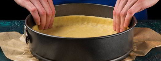 киш с сырным суфле и помидорами черри. Шаг 3