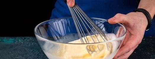 киш с сырным суфле и помидорами черри. Шаг 4