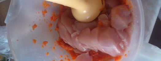 куриное суфле розовое. Шаг 5