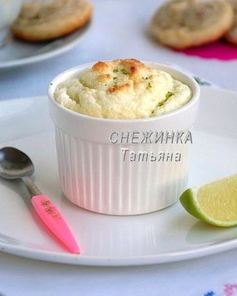 Лаймовое суфле с сыром Джюгас