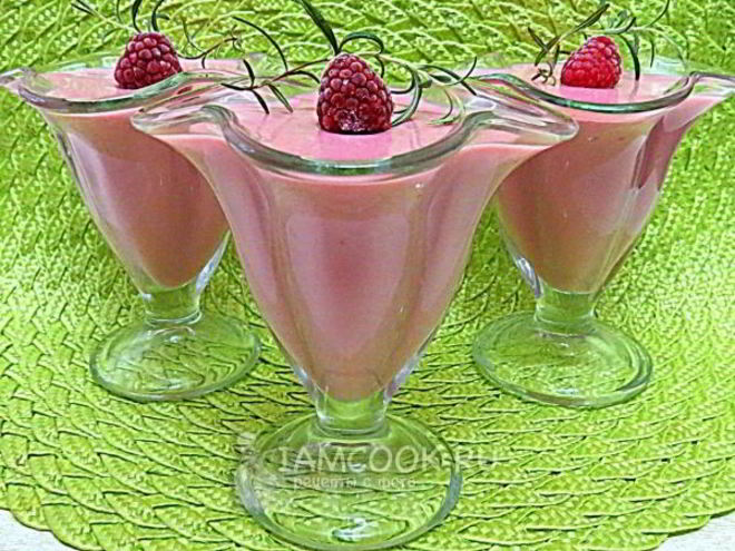 Рецепт малинового суфле