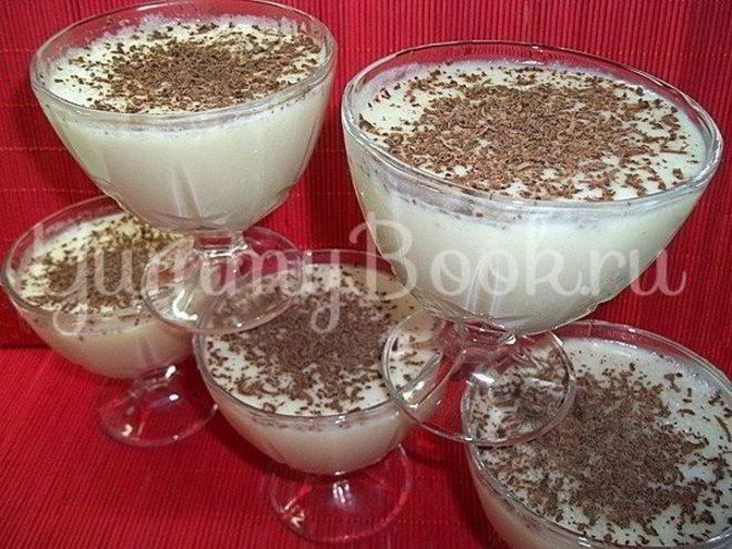 Рецепт молочно-бананового суфле