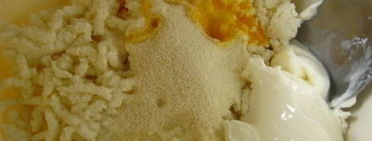 паровое творожное суфле с вишневым конфитюром. Шаг 2