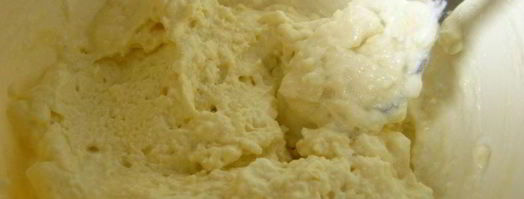 паровое творожное суфле с вишневым конфитюром. Шаг 5