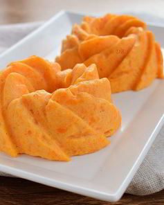 Пряное тыквенное суфле с отрубями