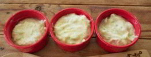 суфле из кабачков с грибным соусом. Шаг 5