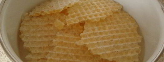 суфле из куриной печени в вафельных коржах. Шаг 4