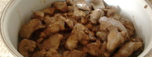 суфле из куриной печени в вафельных коржах. Шаг 5