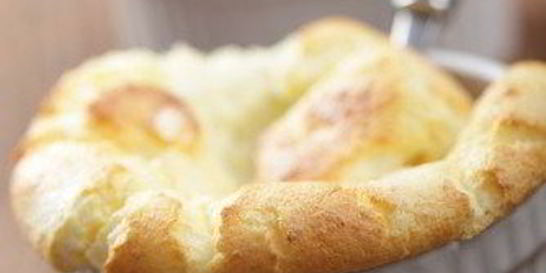 Суфле из спаржи и козьего сыра