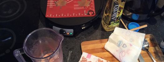 суфле из тыквы, медовый крамбл, облепиховые сорбет и ганаш. Шаг 4