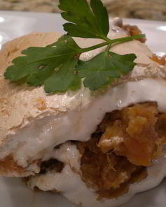 Суфле с бататом и орехами