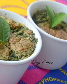 Суфле со шпинатом и пармезаном