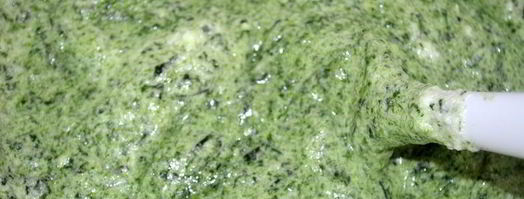 суфле со шпинатом и пармезаном. Шаг 12