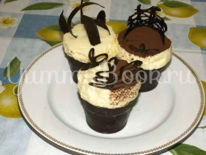Рецепт суфле в шоколадных стаканчиках