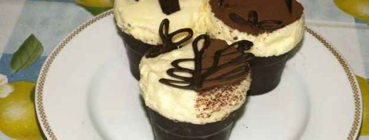 суфле в шоколадных стаканчиках. Шаг 72