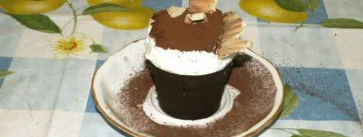 суфле в шоколадных стаканчиках. Шаг 77