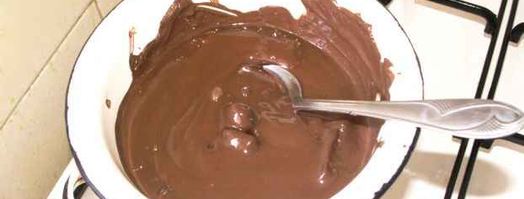 суфле в шоколадных стаканчиках. Шаг 22