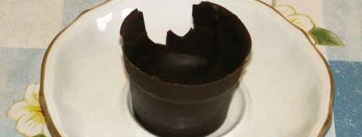 суфле в шоколадных стаканчиках. Шаг 44