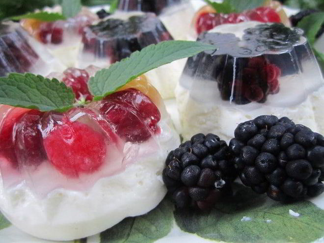 Рецепт суфле ягодно-сливочные тучки