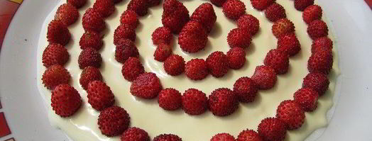 торт-суфле мята с земляникой. Шаг 12