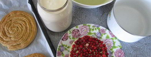 торт-суфле мята с земляникой. Шаг 18