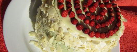 торт-суфле мята с земляникой. Шаг 29