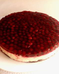 Торт-суфле с вишней