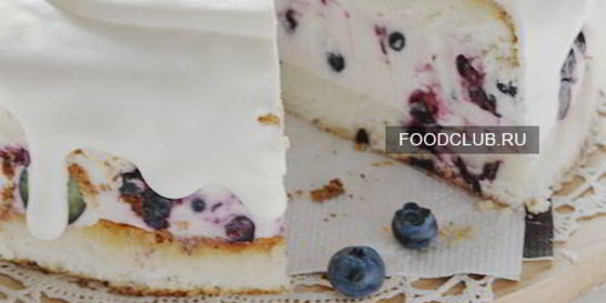 Торт-суфле с ягодами