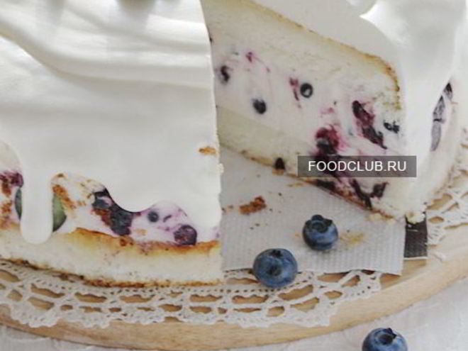 Рецепт торта-суфле с ягодами