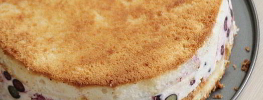 торт-суфле с ягодами. Шаг 8