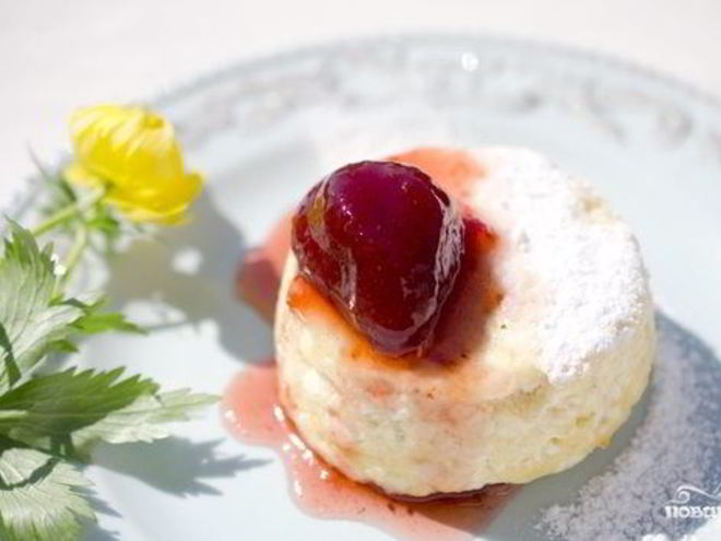 Рецепт творожно-бананового суфле