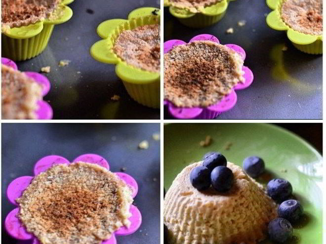 Рецепт творожно-яблочного суфле на основе из печенья